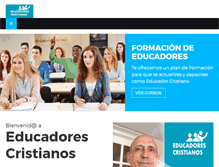 Tablet Screenshot of educadorescristianos.org